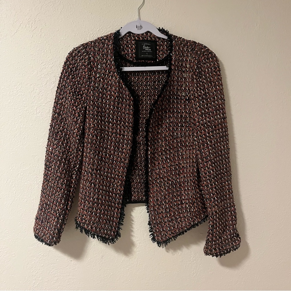 Cotton On Black Blazer Elegant Suit Jacket